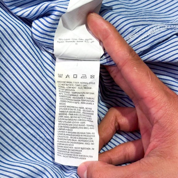 Energie- Mens casual button down stripe shirt - Picture 6 of 8